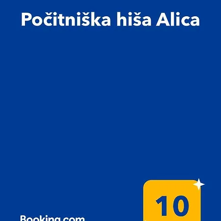 Holiday home Pocitniska Hisa Alica